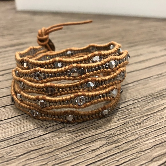 New Auth Chan Luu Crystal Cal Five Wrap Bracelet o - Picture 6 of 6